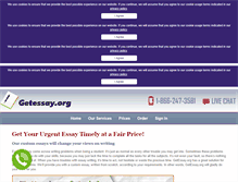 Tablet Screenshot of getessay.org